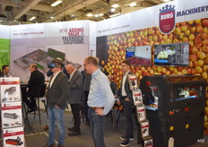 Burg Machinery showde haar VR bril. Met deze virtual reality tool kan een klant een wandeling maken door zijn toekomstige fabriek. 