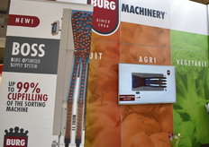 Nieuw bij Burg is de BOSS. Een machine die zorgt voor een complete cupvulling van de sorteermachine zodat een maximale sorteercapaciteit ook werkelijk benut gaat worden. De BOSS zorgt voor een egale aanvoer zodat een constante productstroom ontstaat.