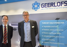 Egbert Kap en Eric de Beij van Geerlofs refrigeration.