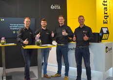 Tiemen Markvink, Hermen de Jong, Rutger Keurhorst, Mike Kooijman van Eqraft.