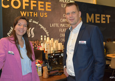 Maud Valstar met Pieter de Raadt, de nieuwe Managing Director van Valstar, BioWorld en Eminent