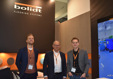 Vloerenspecialist Bolidt stond voor het eerst op de beurs: Marco Toorman, Ton van Wijnen en Mathijs Fawzi