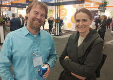 Carl van de Wiel en Linda Schokker van Agro Centre Holland