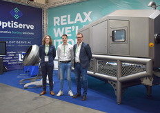 Harry Tijssen, Wouter Donkers en Antoine van Kasteren van OptiServe.