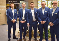 Sjoerd Wiltenburg, Maurice la Lau, Sinan Yener, Reyer Kok en Ton Hendricks van Kiremko.