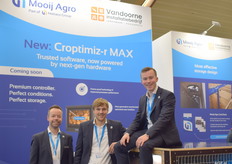 Hans van den Oever, Jeroen van Kappel, Ron Verlinden van Mooij Agro.