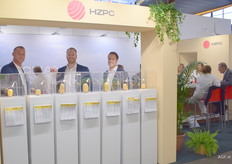 Paul Zekveld, Luuk Sipma en Jorn Goos van HZPC.