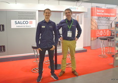 Menno van de Water en Francois Denis van Salco Industrial Doors.