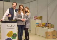 Jarek Filon, Marta Paprocka en Karolina Liszka van Silbo, verpakkingsproducent uit Polen.