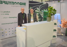 Luc Delbaere en Geert Verschaeve van Bruynooghe Transportbanden.