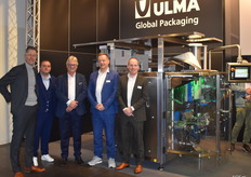 Alexander Tack, Roel DeSutter, Alex Hofstee, Gerard van Riggelen en Wouter Cougé van Ulma packaging.