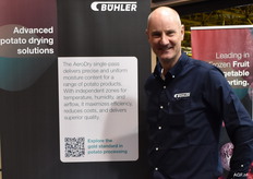 Bart Dankloff vertegenwoordiger van Buhler Thermal Solutions (banddrogers)