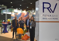 Luc Mostaert, Pieter Maes, Axel Van De Laer, Sofie Vanhaesebrouck van RovaSac.