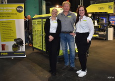 Alieke Offringa, Theo en Anneke Hanenburg van PIM Machinery.