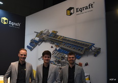 Tiemen Markerink, Robin Janse en Hermen de Jong van Eqraft.