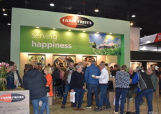 Lekker druk op de Farm Frites stand.
