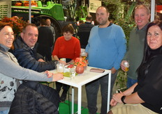 Kathy Wijdooghe, Bart Vanneste, Yves Vermeersch, met rechts Bart Trybou en Evelien Vanlerberghe van Trypolpack.