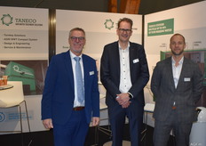 Peter Postma, Wim Zwart en Dennis Venhorst van Taneco Agri Water Treatment Solutions/