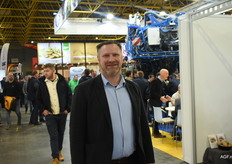 Kurt De Nys van Warnez Potatoes. Het bedrijf had zelf geen stand, maar zag meer waarde in het rondlopen om al haar relaties te bezoeken.