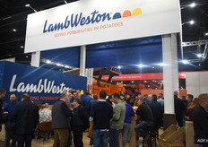 Lamb Weston met een grote vertegenwoordiging zag dat haar verkoopteam zich niet hoefde te vervelen.