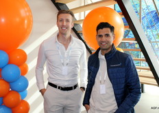 Sven Voorveld en Yaxcgilan Parera van Connect Works.