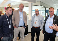 Marco Verhoog, Teun Vlot, David van der Poel en Lennart Blokland van Kangaroo en Kobout.