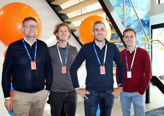 Johan Kikstra, Bas van Dijke, Kees Geerligs en Richard Boerstra van VHM.