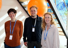 Sabine Silbeek, Bas Klarenbeek en Biljana Maricic van Tony's Chocolonely.