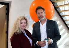 Sjoerdje Vellema van Sovell en Auke Sjoerd Tolsma van Polderstaal Producties.