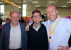 Jan en Pieter van de Velde van Agro Duiveland en Rutger Verbruggen.
