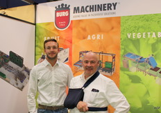 Adriaan den Herder en Jan Zandijk van Burg Machinery.