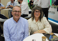 Lijn en Jeanette Moerdijk van MSP Onions bezochten voor het eerst de beurs