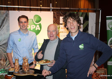 Luc van Riet, Siep de Winter en Jacco Pals in de PPA-stand