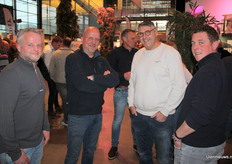 Eric Moerdijk (Monie), Wouter van der Beek (Bruin Export) en Freek van der Have en Simon de Bruine van Agribusiness