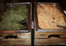 De traditionele stamppotmaaltijd kon natuurlijk niet ontbreken