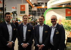 Ton Slootman, Bart Blok, Robbert Blok en Jan Groen van Green Organics