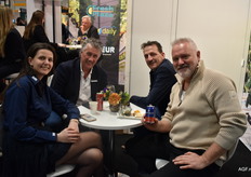 Rhodé van den Berge (Delta Seeds), Kees Reijnhout (Jaguar), Johnny van den Berge (Delta Seeds) en Robert den Ouden (Rodeno)