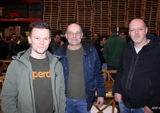 Benny Moerdijk, Jan Moerdijk en Wim Meulmeester van MSP Onions.