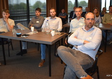 Harmjan Hospers, Zev Clerx, Michel Veltman, Wim Waterman en Derk van Stokkum van Van der Lans International BV.