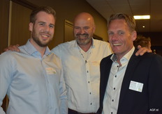 Michel Veltman van Waterman Onions, Piet van Liere van Flevotrade en Jaap Jonker van De Groot & Slot.