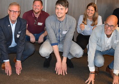 Dik de Winter, Bram Krijger, Zev Clerx, Lindsay Vermeulen en André Boot.