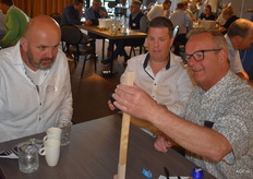 Opperste concentratie Bij Piet van Liere, René Segers en Dignus Boone.