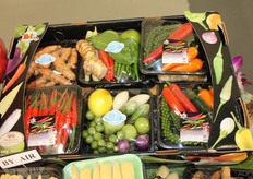 Exoten, Aziatische groenten en pepers in de stand van Asia Exotic uit Thailand