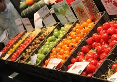 gekleurde cherrytomaten