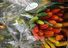 bosje gekleurde pepers