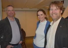 Kees Jacobs (Syngenta), Linda Schokker en Carl van de Wiel van Agro Center Holland.