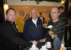 Bram Krijger (Krijger Uienhandel), Jaap Simonse (Simonions) en Werner Verschueren (Wiskerke Onions)