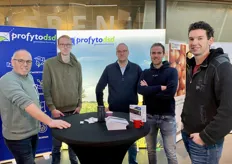 De mannen van Profyto Gewasbescherming met Egbert Ballast, Jurrit van der Heide, Dick van Kranenburg, Jan Aart Wesselius en Sander Ballast