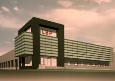 Een artist impression van de nieuwbouw van LBP in Maasdijk. Deze week zouden de eerste palen de grond in gaan.