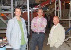 Ferenc en Wim Moerdijk van Moerdijk Techniek Dronten met John Kirpestein (midden) van Pro-Pak International